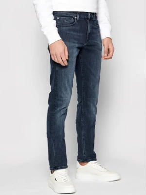 Calvin Klein Jeans Jeansy J30J317663 Granatowy Slim Fit