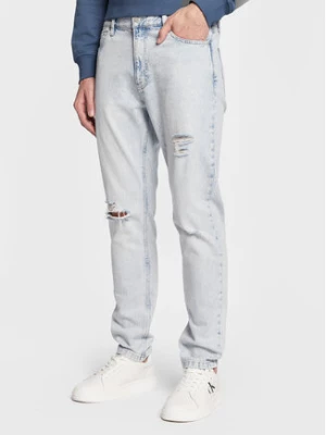 Calvin Klein Jeans Jeansy J30J322426 Błękitny Loose Fit