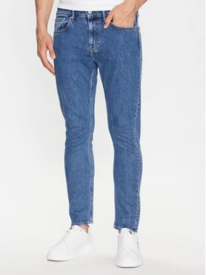 Calvin Klein Jeans Jeansy J30J323383 Granatowy Slim Fit