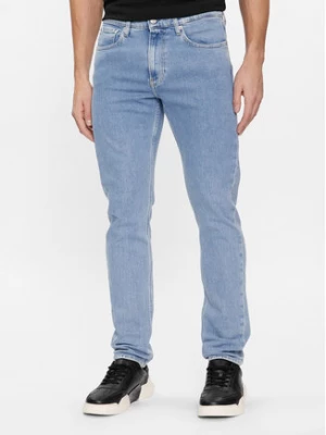 Calvin Klein Jeans Jeansy J30J323690 Niebieski Slim Taper Fit