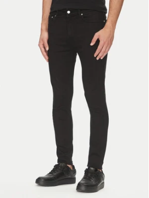 Calvin Klein Jeans Jeansy J30J323694 Czarny Super Skinny Fit