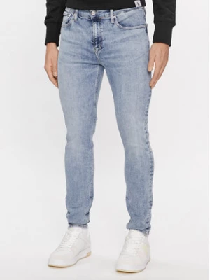 Calvin Klein Jeans Jeansy J30J323868 Niebieski Super Skinny Fit