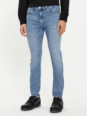 Calvin Klein Jeans Jeansy J30J324843 Niebieski Super Skinny Fit