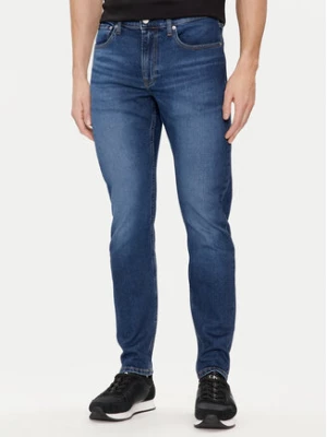 Calvin Klein Jeans Jeansy J30J324849 Granatowy Slim Fit