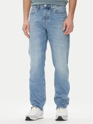 Calvin Klein Jeans Jeansy J30J327507 Niebieski Straight Fit