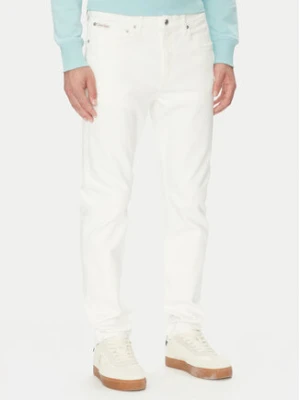 Calvin Klein Jeans Jeansy J30J327541 Biały Slim Fit