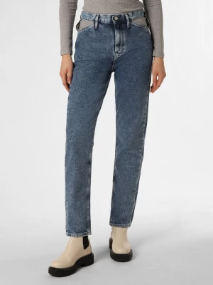 Calvin Klein Jeans Jeansy Kobiety Bawełna niebieski jednolity,