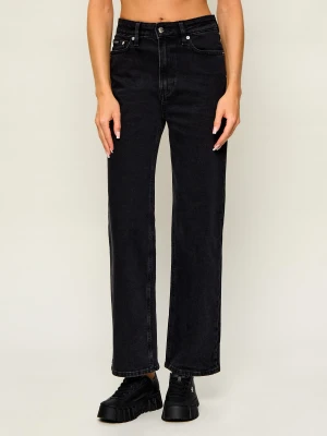 Calvin Klein Jeans Jeansy | Loose fit | high rise czarny