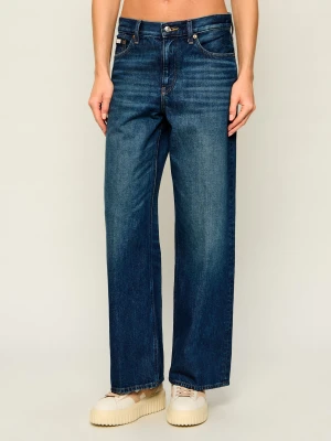 Calvin Klein Jeans Jeansy | Loose fit | low rise granatowy