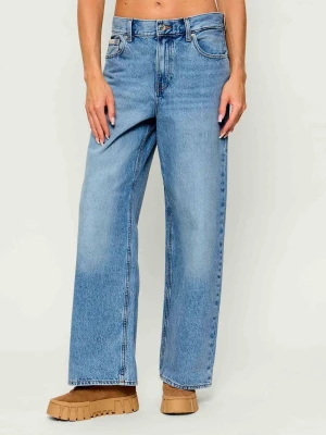 Calvin Klein Jeans Jeansy | Loose fit | low rise niebieski
