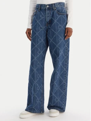 Calvin Klein Jeans Jeansy Low Rise Baggy LV047D709G Niebieski Loose Fit