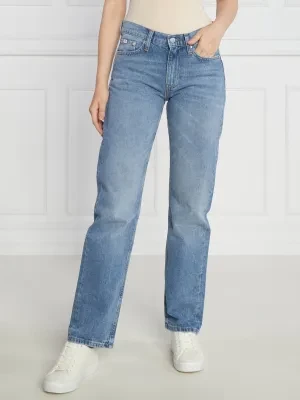 CALVIN KLEIN JEANS Jeansy LOW RISE STRAIGHT | Straight fit