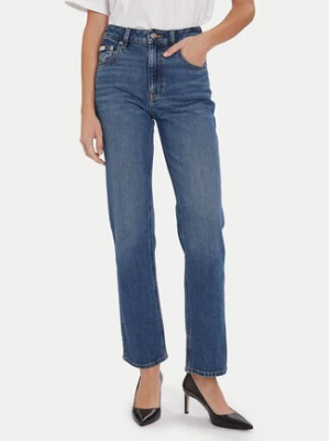 Calvin Klein Jeans Jeansy LV047D743G Niebieski Straight Fit