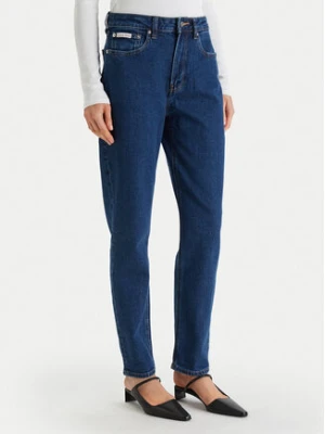 Calvin Klein Jeans Jeansy LV047F492G Niebieski Mom Fit