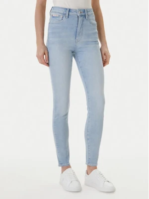 Calvin Klein Jeans Jeansy LV047F701G Błękitny Skinny Fit