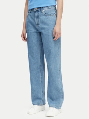 Calvin Klein Jeans Jeansy LV047G799G Niebieski Straight Fit