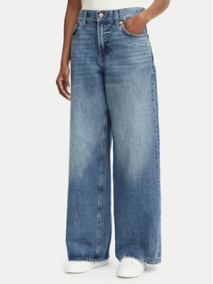 Calvin Klein Jeans Jeansy LV047G912G Granatowy Relaxed Fit
