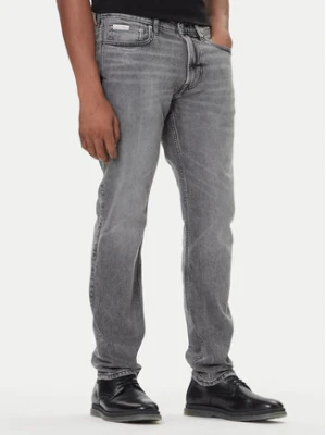 Calvin Klein Jeans Jeansy LV04RD705G Szary Slim Fit