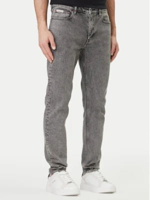Calvin Klein Jeans Jeansy LV04RF928G Szary Tapered Fit