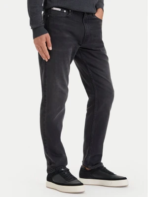 Calvin Klein Jeans Jeansy LV04RF947G Czarny Tapered Fit