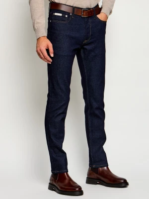 Calvin Klein Jeans Jeansy LV04RH705G | Slim Fit granatowy
