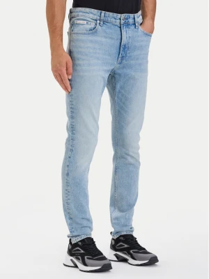 Calvin Klein Jeans Jeansy LV04RH728G Niebieski jasny Taper Fit