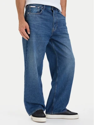Calvin Klein Jeans Jeansy LV04RH746G Niebieski Baggy Fit