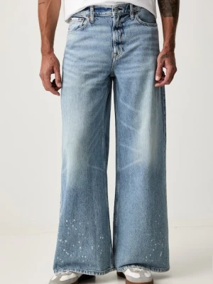 Calvin Klein Jeans jeansy męskie niebieski