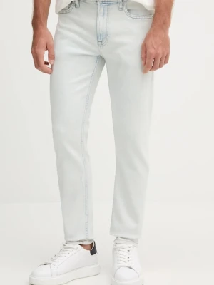 Calvin Klein Jeans jeansy męskie kolor niebieski LV04RC758G