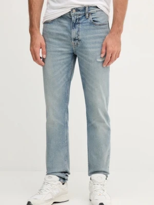 Calvin Klein Jeans jeansy męskie kolor niebieski LV04RD703G