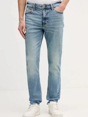 Calvin Klein Jeans jeansy męskie kolor niebieski LV04RE700G