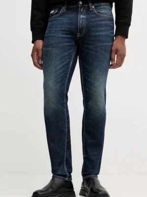 Calvin Klein Jeans jeansy męskie kolor niebieski LV04RE701G
