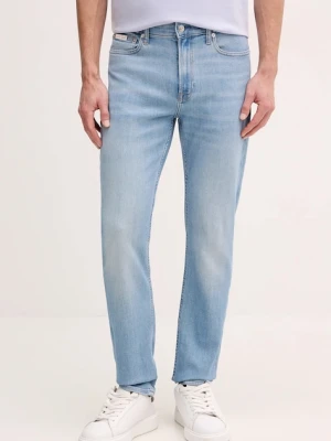 Calvin Klein Jeans jeansy męskie kolor niebieski LV04RE780G
