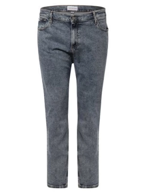 Calvin Klein Jeans Jeansy Mężczyźni Bawełna niebieski jednolity,