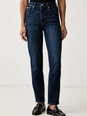 Calvin Klein Jeans jeansy mom fit damskie niebieski