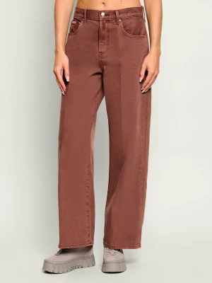 Calvin Klein Jeans Jeansy | Relaxed fit brązowy