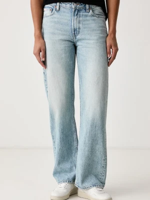 Calvin Klein Jeans jeansy relaxed fit damskie niebieski