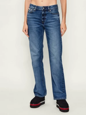 Calvin Klein Jeans Jeansy SIGNATURE 90s | Straight fit niebieski