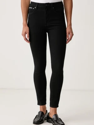 Calvin Klein Jeans jeansy skinny damskie czarny