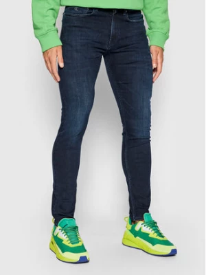 Calvin Klein Jeans Jeansy Skinny Fit J30J314625 Granatowy Skinny Fit