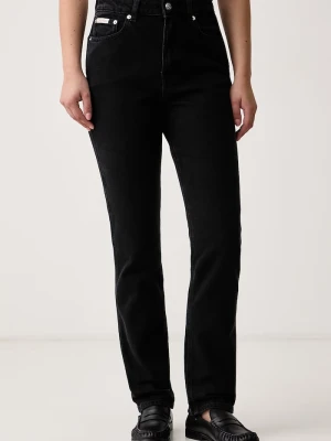 Calvin Klein Jeans jeansy slim fit damskie czarny
