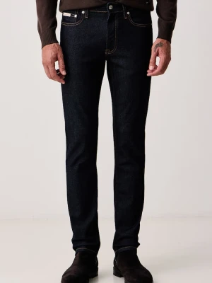 Calvin Klein Jeans jeansy slim fit męskie granatowy