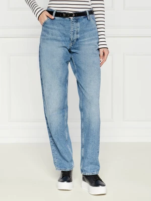 Calvin Klein Jeans Jeansy | Straight fit niebieski