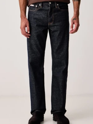 Calvin Klein Jeans jeansy straight męskie granatowy