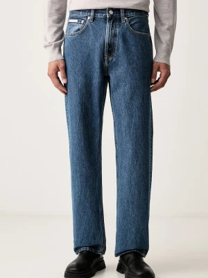 Calvin Klein Jeans jeansy straight męskie niebieski