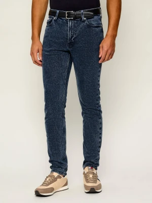 Calvin Klein Jeans Jeansy Taper | Slim Fit granatowy