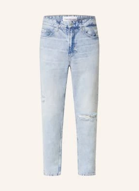 Calvin Klein Jeans Jeansy W Stylu Destroyed Regular Taper Fit blau