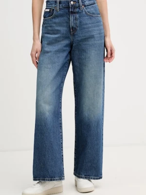 Calvin Klein Jeans jeansy wide leg damskie