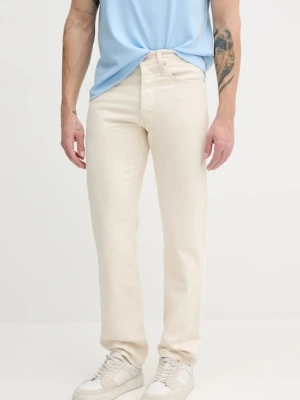 Calvin Klein Jeans jeansy z domieszką lnu