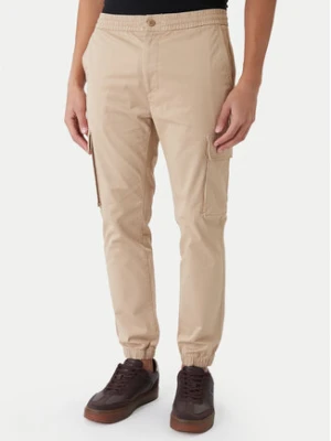 Calvin Klein Jeans Joggery Comfort LV04RD608G Brązowy Skinny Fit